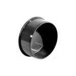 160mm Soil Pipe Socket Plug - Black