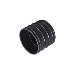 110mm Double Socket Coupling - Black