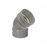 110mm 135˚ Bend Double Socket - Olive Grey