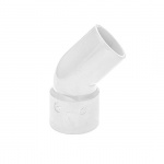 32mm 45 Spigot Bend - White