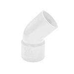 40mm 45 Spigot Bend - White