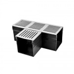 Threshold 100 Tee Aluminium Grate