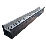 Threshold 100 Recessed Channel x 1m Aluminium Grate