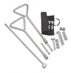 Universal Manhole Key Kit with Interchangeable Ends 20'' (2 keys)