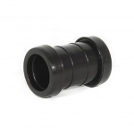 40mm Black Straight Coupling