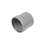 110mm Single Socket Coupling (Pushfit/Solvent) - Light Grey