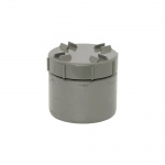 110mm Screwed Access Plug - Olive Grey