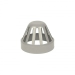 110mm Vent Terminal - Olive Grey