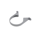 110mm Pipe Bracket - Light Grey