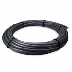 Black MDPE 25mm x 25m coil