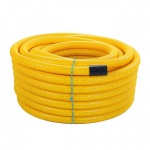 60mm Yellow Perforated Gas Duct x 25m coil